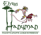 Flying Hanuman.