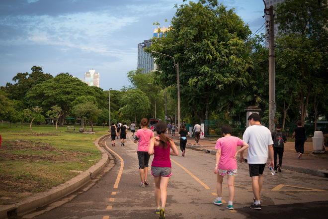Motion i Lumpini Park