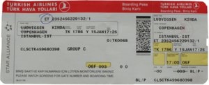 Gem boardingpass, billet, e-billet, og hvad du ellers får. Gem boardingpass, billet m.m.