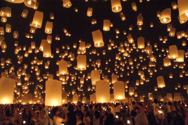 Yee peng i Chiang Mai