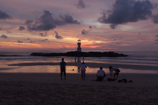 Fyrtårn på Nang Thong Beach