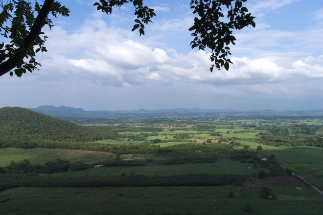 Udsigt på den anden side af bjerget
