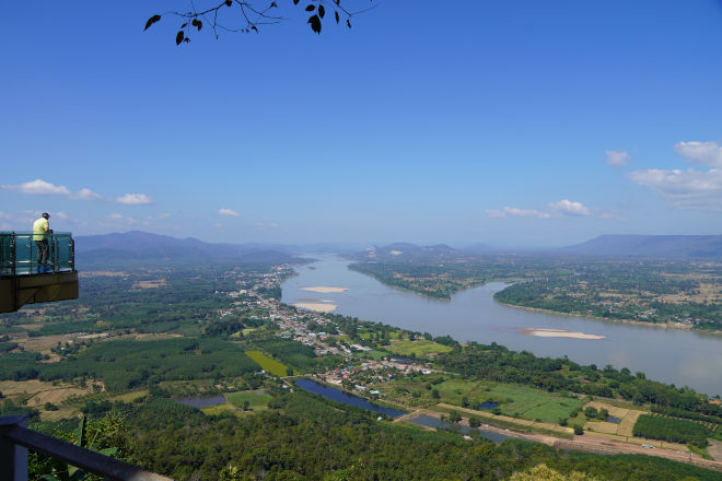 Udsigt over Mekong