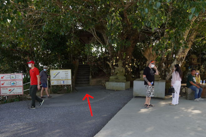 Trappe til skjult udsigt