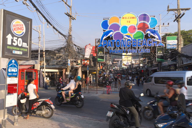 Busstoppested i Patong