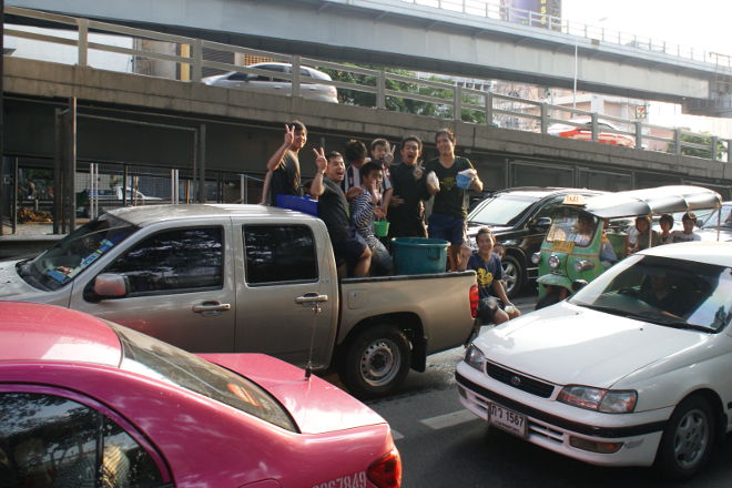 Et vognlæs skydeklare thaier