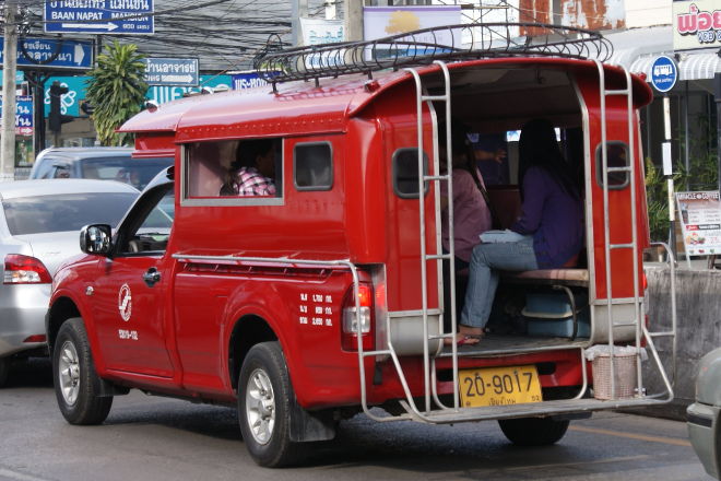 Songthaew i Chiang Mai