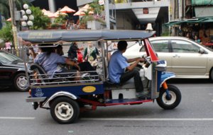 Tuk tuk i Bangkok